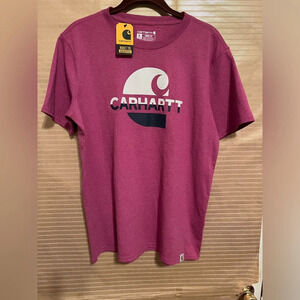 CARHARTT~TEE~PINK~NWT~M~8-10